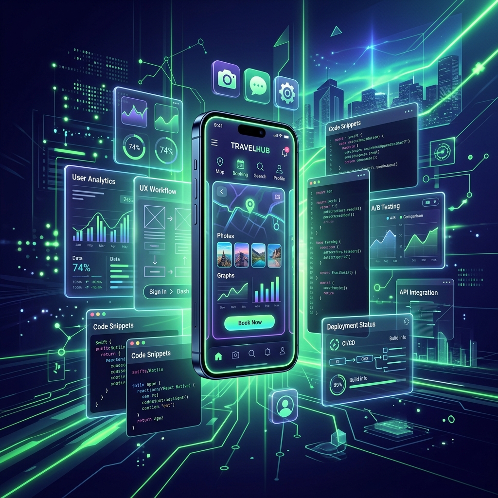 Mobile Development Illustration